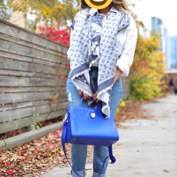 Designer Christian Dior Blue Diorever Bag In New Condition - Picture 12 of 12